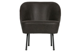 800748-01 | Vogue fauteuil - leer zwart | BePureHome