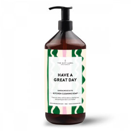 1013335 | Afwasmiddel 1000ml - Have a great day | The Gift Label