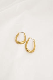 Ovalen oorringen - goud | Zusss