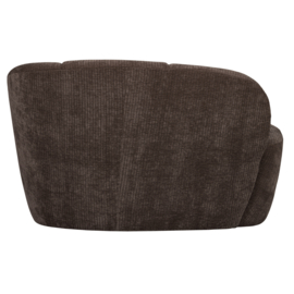 377518-B | Mojo 2-zits bankje (links of rechts) - ribstof bruin | WOOOD