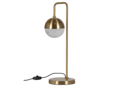 801028-A | Globular tafellamp metaal antique brass | BePureHome