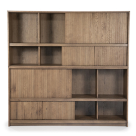 96211 | Boekenkast Milo - bruin  | Eleonora