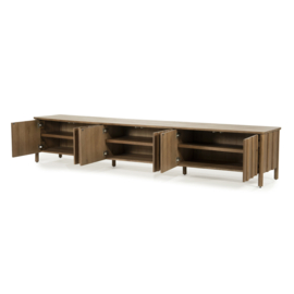 96407 | TV meubel Jake 6-drs. - bruin | Eleonora