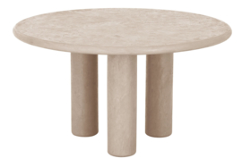SC 180765 | Eettafel Clio rond 140 - Sand  | DTP Home