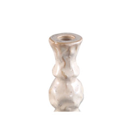 738302 | Kirsey candleholder irregular A - cream | PTMD - Verwacht in oktober!