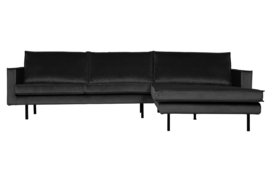 800902-79 | Rodeo chaise longue rechts - velvet antraciet | BePureHome