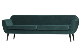 340480-198 | Rocco xl sofa 230 cm - fluweel teal | WOOOD