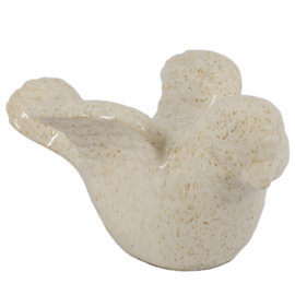 AS9385 | Aardewerk vogel - beige | HomeBound by KY 