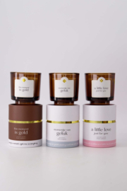  Geurkaars in koker a little love just for you - wit/roze | Zusss - Binnenkort verwacht!