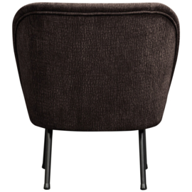 800748- DB | Vogue fauteuil - 3D Chenille donkerbruin | BePureHome
