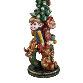 734926 | Noel candleholder - dog and bear | PTMD - Begin november verwacht!
