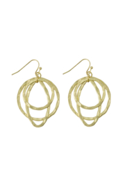 Oorhangers met rondjes - goud | Zusss 