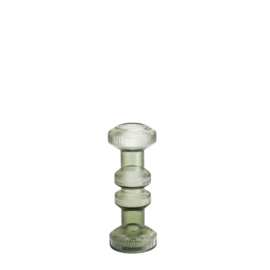 86004 | Vaas/kandelaar Ara 13x33,5 cm - groen | Isaa