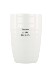 Mok L droom grote dromen - wit | Zusss 