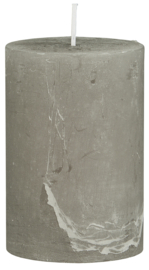 78023-18 | Rustic candle - french grey Ø:6.8 H:10 | Ib Laursen 