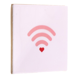 TE3198 | Tegeltje wifi heart | HomeBound by KY