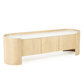 96365 | TV meubel Don 3-drs. - naturel | Eleonora