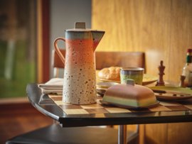 ACE7132 | 70s ceramics: butter dish, mercury | HKliving