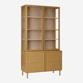 Vitrinekast Langley  - Mosterd | New Routz