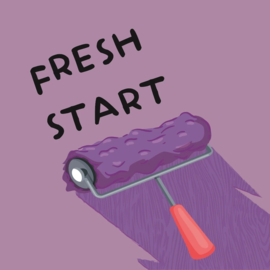 TE2742 | Tegeltje fresh start | HomeBound by KY