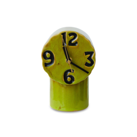 ACL0003 | Retro ceramic clock - olive | HKliving