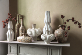 735397 | Coldin vase oval S - taupe | PTMD 