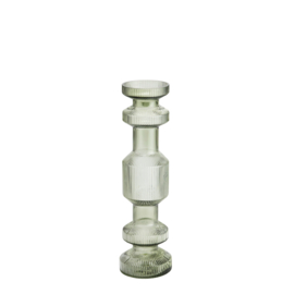 86006 | Vaas/kandelaar Ara 13x46,5 cm - groen | Isaa