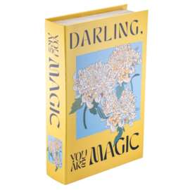 ZB0736 | Opbergboek koffietafel darling 33x22cm | HomeBound by KY