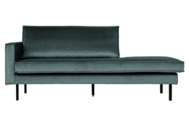 800743-198 | Rodeo daybed left - velvet teal | BePureHome