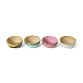 KST0174 | 70s ceramics: XS bowls, modernist (set of 4) | HKliving 