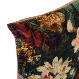 TK3946 | Kussen velvet bloemen | HomeBound by KY
