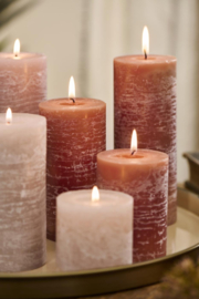 4178-49 | Rustic candle - rustic brown Ø7 H:18 | Ib Laursen 