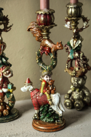 734924 | Noel candleholder - squirrel and dog | PTMD - Begin november verwacht!