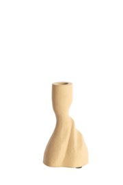 6076627 | Kandelaar 10x9x17,5 cm ARKADIA - zand | Light & Living