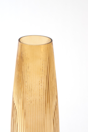 5796281 | Vaas deco Ø15x39,5 cm FARENZO - amber | Light & Living