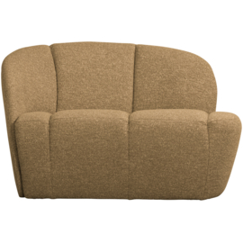 377518-GM/377469-GM | Mojo 2-zits bankje (links of rechts) - boucle geel/bruin melange| WOOOD