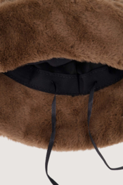 Fluffy bucket hat - hazelnut | Zusss