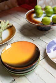 ACE7271 | 70s ceramics: dessert plates, Sunshine (set of 2) | HKliving 