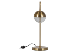 801028-A | Globular tafellamp metaal antique brass | BePureHome