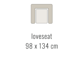 Loveseat - AMARILLO 98x134 cm | Sevn
