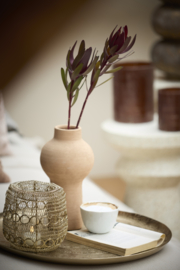 5789590 | Vaas deco Ø13,5x27,5 cm YECLA - licht perzik | Light & Living - Binnenkort verwacht!