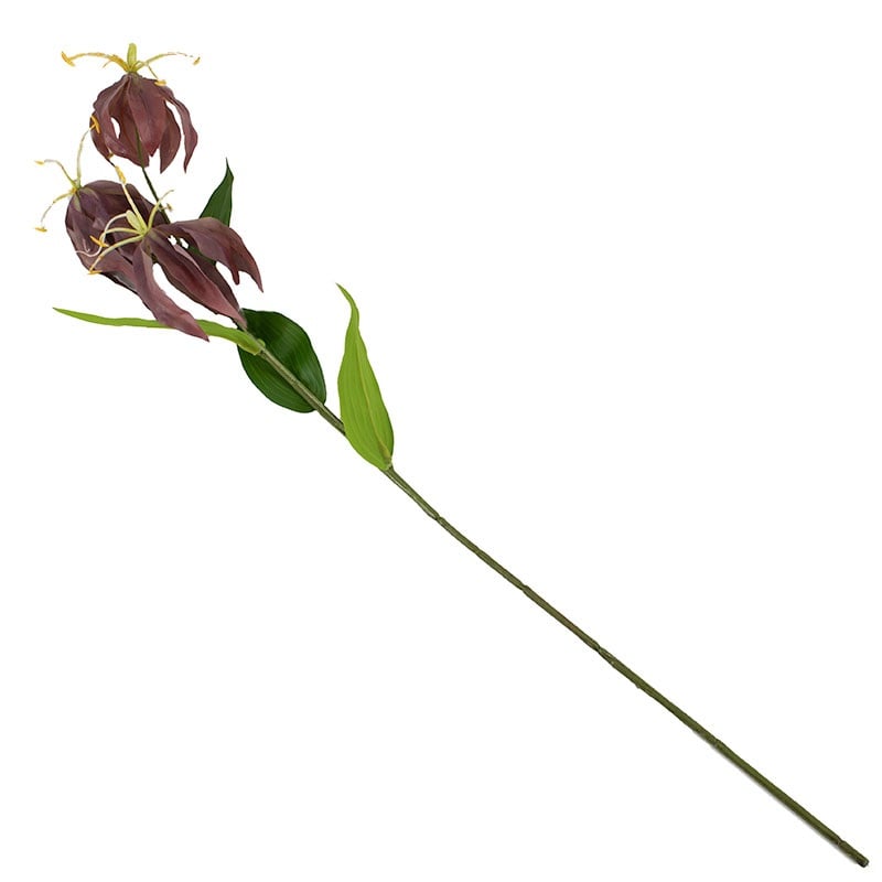 BZ1547 | Kunstbloem gloriosa 83cm - paars | HomeBound by KY