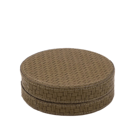 736575 | Delcia round coasters S/6 - green | PTMD