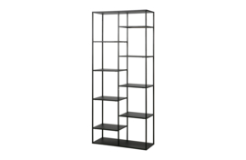 373642-Z | June metalen rek 85 cm - zwart | WOOOD Exclusive