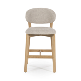 96257 | Barstoel Mikky - naturel/taupe | Eleonora