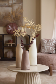 5796343 | Vaas deco Ø15x49,5 cm FARENZO - crème | Light & Living