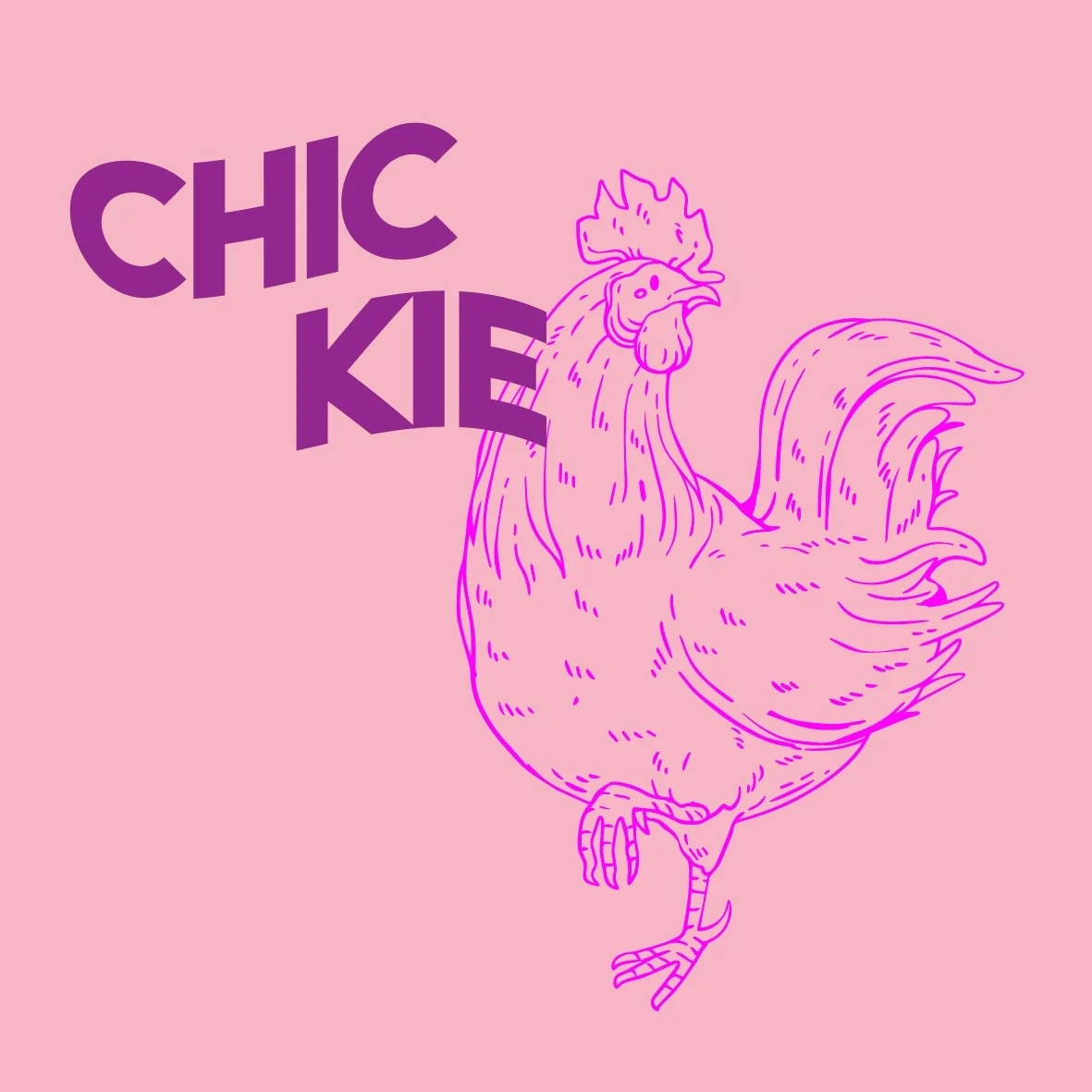 TE3028 | Tegeltje chickie | HomeBound by KY