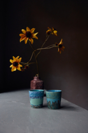  KST2002 | 70s ceramics: Van Gogh coffee mugs, self portrait (set of 2) | HKliving