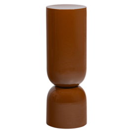 377817-H | Toval plantenstandaard/pot hoog - metaal hoogglans honinggeel | WOOOD