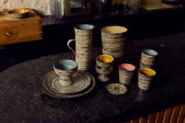 KST0334 | 70s ceramics: dinner plates, brew (set of 2) | HKliving - Medio oktober verwacht!